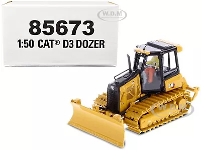 Cat Caterpillar D3 Track Type Dozer W/operator 1/50 Model Diecast Masters 85673 • $99.99