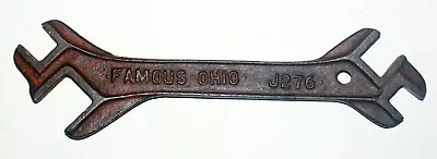 Old Vintage FAMOUS OHIO J276 Farm Implement Wrench Tool Bellevue OH • $9.50