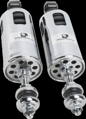 Progressive Chrome 422 Series Heavy Duty Rear Shocks 00-17 Harley Softail FLSTF • $499.95