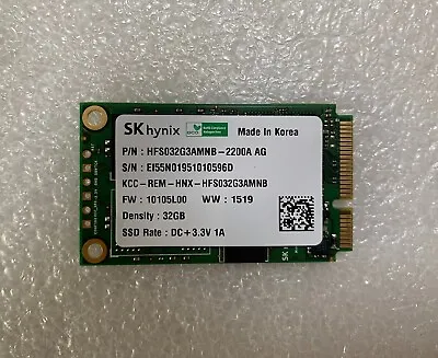 1pcs SK Hynix 32GB MSATA SSD Solid State Drive SATAIII HFS032GB3AMNB 2200A AG • $20