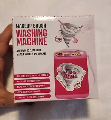 NIB  Brush Cleaner Makeup Brush Washing Machine. Cleans Brushes & Sponges  • $13