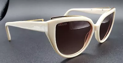 Balmain Sunglasses BL2107B 03 140 57 15 Ivory Frame Made In France • $60