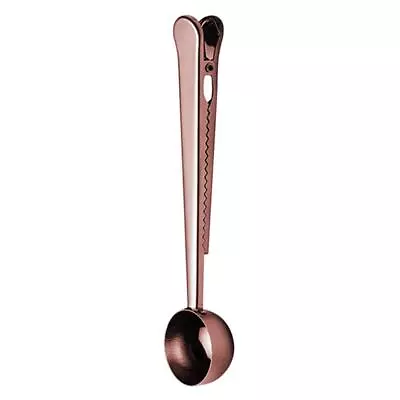 Coffee Spoon With Clip Ground Coffee Measuring Scoop Long Handle For Bag Sealing • £4.99