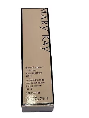 Mary Kay Foundation Primer Sunscreen Broad Spectrum SPF 15 New In Box  • $18