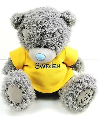 Me To You Tattered Teddy Bear Patches Carte Blanche Plush Sweden Tshirt Grey. • $45