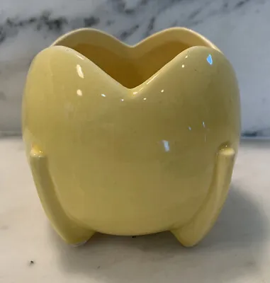 Vintage Nelson McCoy Art Pottery Yellow Tulip Planter Vase #29 Art Deco 1930-40s • $48