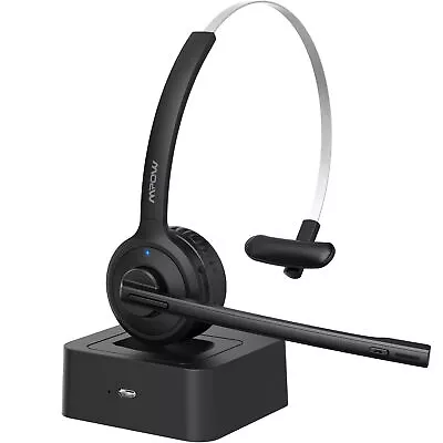 Mpow Trucker Bluetooth Headset With Microphone Wireless Business Headphones • $44.64