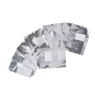  100 Pcs Gel Nail Foil Wraps Soak Remover Tin Polish Tool Belt Nails • $6.27