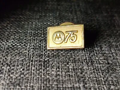 Motorola Employee 75 Years Pin Service Achievement Award Lapel Hat Tie Tack • $6.99