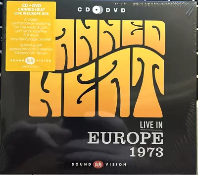 £7.49 • Buy Canned Heat - LIVE In Europe 1973.  (CD & DVD) New/Sealed