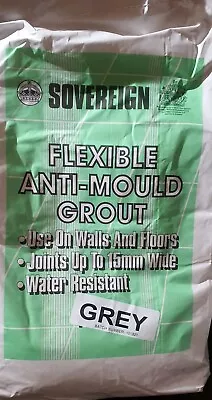 10 Kg Flexible Anti Mould Grey Colour Grout For Walls & Floors Water Resistant • £10.99