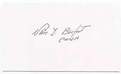 Van T. Barfoot Signed 3x5 Index Card Autographed Signature WWII Medal Of Honor • $25