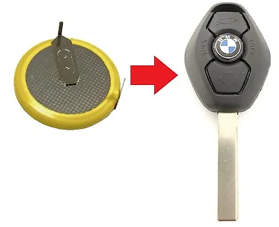 RFC Rechargeable Battery For BMW 3 5 Series E46 E39 3 Button Remote Diamond Key • £7.99