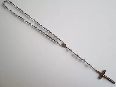 Vintage Sterling Silver Rosary • $9.99