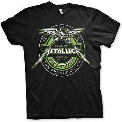 Metallica Fuel T-Shirt Black New • $23.28