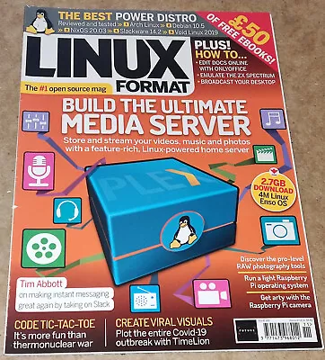 Linux Format 269 November 2020 Build The Ultimate Media Server • £3.99