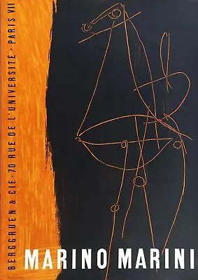 Marino Marini: Galerie Berggruen 1955 • $159.47
