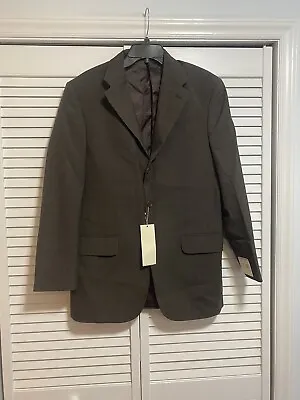 Perry Ellis Blazer M 40 Reg 971 Soot Nwt Brown  • $30