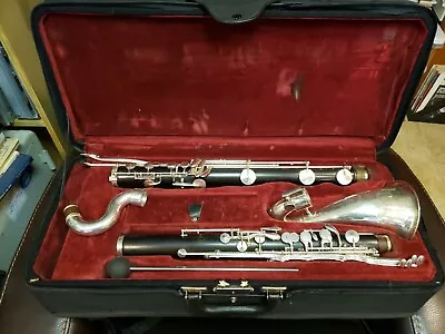 Buffet Crampon 1180 Bass Clarinet Low Eb Silver Plated Keys Excellent Condition. • $3750