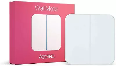 Aeotec Z-Wave Plus Double WallMote - 2 Button • $136.01