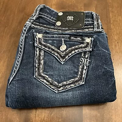 Miss Me Blue Jeans WOMEN’S Size 26 Signature Boot Boot-Cut (inseam 34) • $20