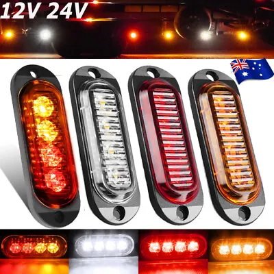 LED Clearance Light Side Marker Lamp RED AMBER White Trailer Truck Caravan Lorry • $17.95