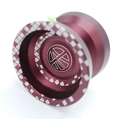 Unresponsive Yoyo Professional Trick Magic CNC Anodized Metal Cranberry Matrix • $18.99