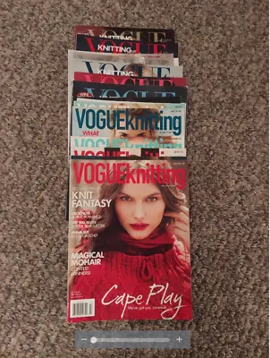 Vogue Knitting Magazines (17 Issues) 2011-2019 Very Nice! • $6.99