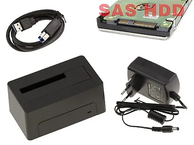 £108.31 • Buy Docking Station For Disk SAS Linkage USB3.0 5G Power Supply 12V 2A Max 18TB