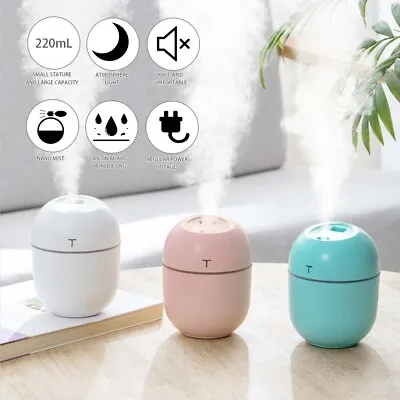 £5.79 • Buy Electric Air Diffuser Oil Humidifier LED Night Light Home Relaxing Demister