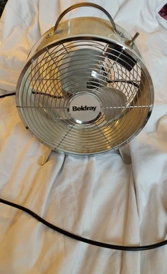 £15 • Buy Beldray Metal 9 Inch Table Fan. Cream In Colour , Two Speed