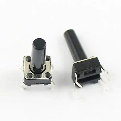 10Pcs Momentary Tactile Tact Push Button Switch 4 Pin DIP 6x6x14mm High 14mm • $0.90