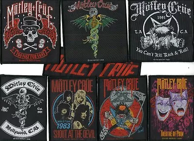 £4.44 • Buy PATCH Motley Crue