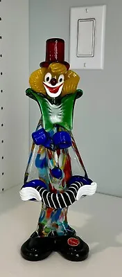 Murano Art Glass Clown Hand Made In Italy Vintage Antique Collectible • $64.99