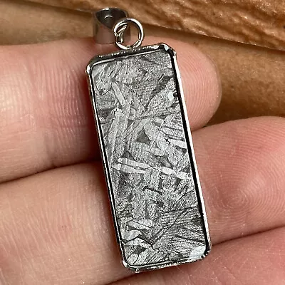 Aletai Iron Meteorite Material Thin Slice Necklace Pendant • $12.99