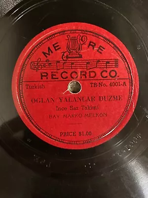 Marko Melkon Me Re 4001 78rpm Turkish Armenian Balkan  VG+ • $25