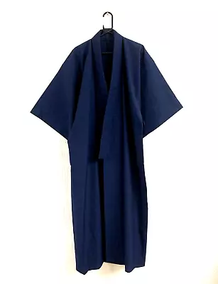 Vintage Japanese Yukata Kimono Robe Traditional Long Gown Jacket Size Medium • £24.99