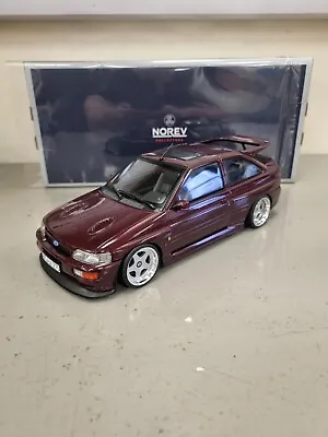 1:18 Norev Ford Escort Rs Cosworth Modified Oz Wheels Purple[brand New] • £125