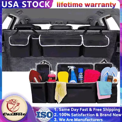 Car Cargo Trunk OrganizersBackseat Hanging Large Storage Organizer For SUV US • $14.46