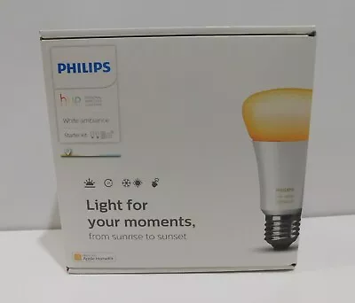 Philips Hue White Ambiance Smart Bulb Starter Kit - Edison Screw E27 • $107.10