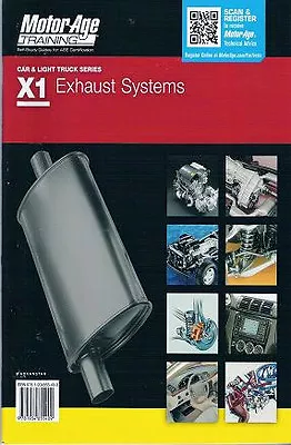 MotorAge X1 ASE Automotive Exhaust Systems Test Prep Home Study Manual Guide 409 • $32.95