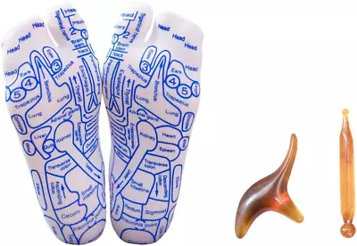 Acupressure Reflexology Socks With Trigger Point Massage Tools A Good Choic... • $18.60