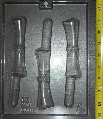 $7.95 • Buy Diploma Pretzel Rod Chocolate Candy Mold Molds Graduation Favors 