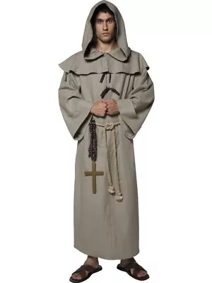 £41.95 • Buy Mens Friar Tuck Robin Hood Costume