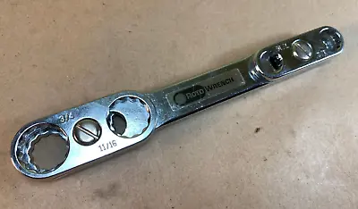 Vintage Roto Wrench 8 Size Standard Spin Lock Design SAE 12 Pt Box End Wrench • $16.99