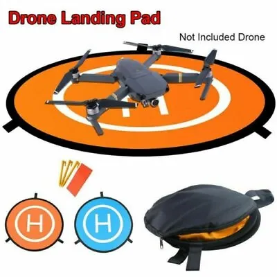 55/75/110cm Quadcopter Landing Pad RC Drone Landing Mat Helipad Unmanned AeriRW • £9.10