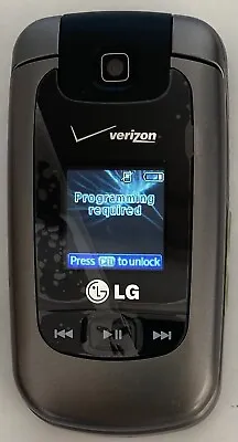 LG Clout 2G CDMA 2MP Basic Flip Phone For Verizon (Gray) (VX8370) • $19.99
