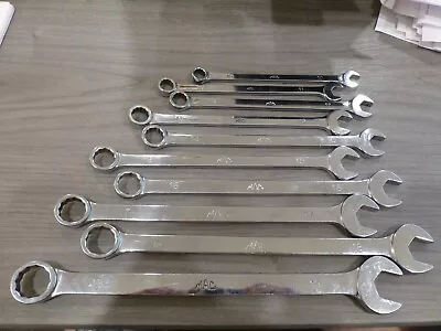-MINT- Mac Tools 10 Pc Long Metric Combination Wrench Set 10-19MM Made In USA • $185