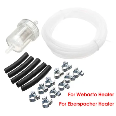 For Webasto Eberspacher Diesel Heater Inline Fuel Filter Hose Clip Pipe Line Kit • $9.99