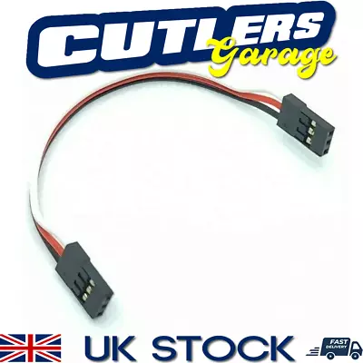 £3.30 • Buy 2 X Male To Male Servo Extension Lead Cable Futaba JR Connectors 100mm